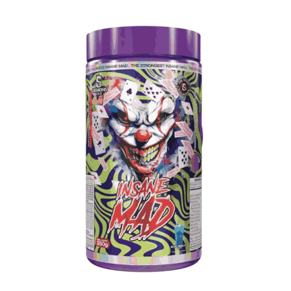 Pré-Treino Insane Mad, 350g Fruit Punch - Demons Lab