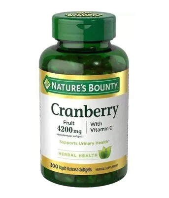 Cranberry, 4200mg, 300 Cápsulas, Natures Bounty