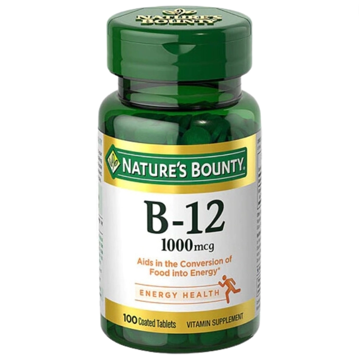 Vitamina B12, 1000mcg, 100 Comprimidos, Nature's Bounty