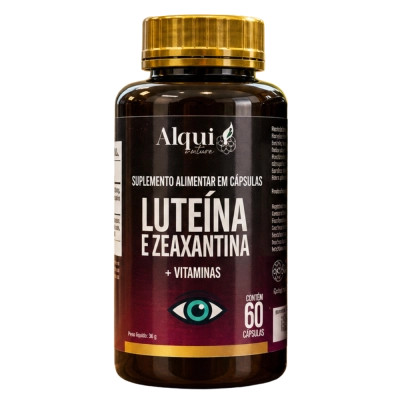 Luteína e Zeaxantina, Saúde dos Olhos, Visão e Bem-Estar Ocular, 60 Cápsulas, Alquimia