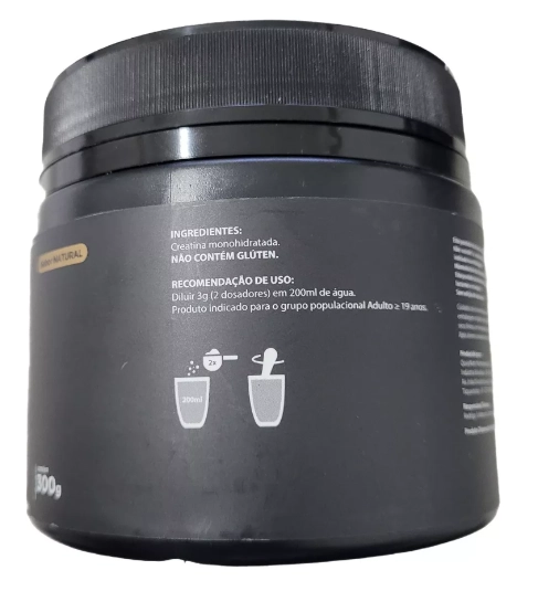 Creatina Monohidratada Pura, 300g, Sabor Neutro, Qualynutri