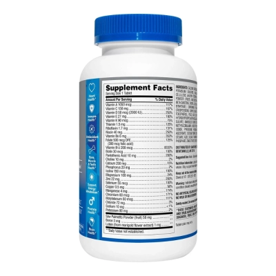 Multivitamínico Masculino 50+, 275 Comprimidos, Member's Mark