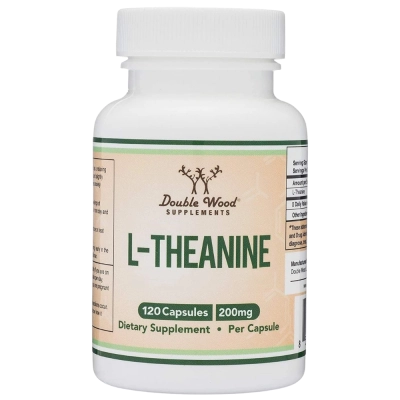 L-Theanine 200mg, 120 Cápsulas, Double Wood