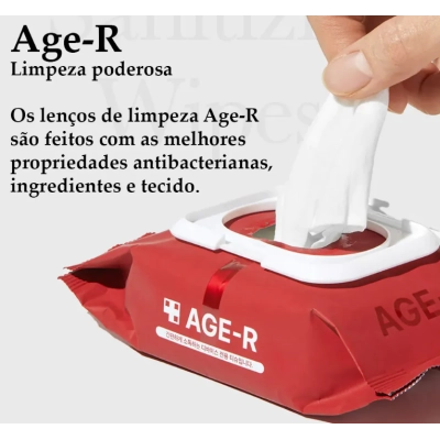 Lenço Higienizador, Demaquilante Age-r Santizing, Medicube