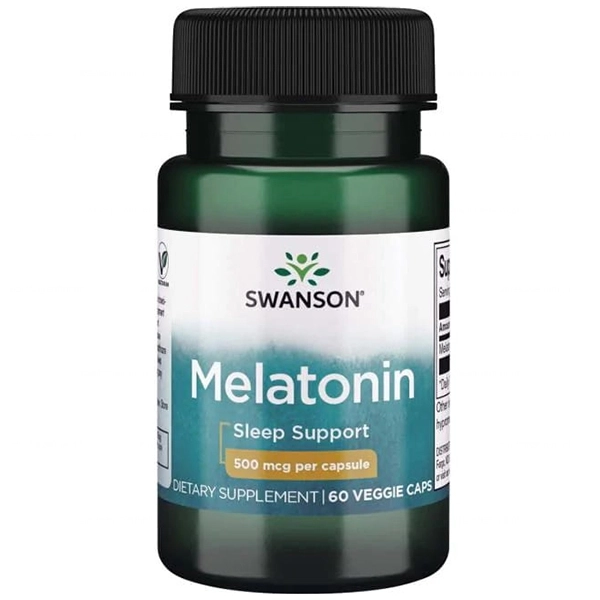 Melatonina 500mcg, 60 Cápsulas, Swanson