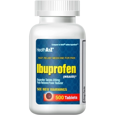 Ibuprofeno 200mg, 500 Comprimidos, HealthA2Z