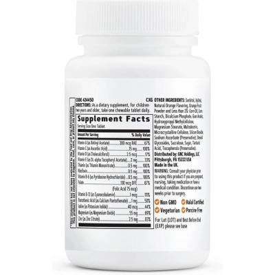 Multivitamínico Kids, 30 Tabletas Sabor laranja, GNC Select