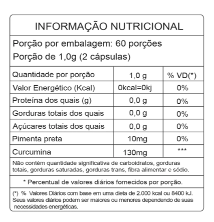 Cúrcuma com Pimenta Preta, 120 Cápsulas, Prime Ervas