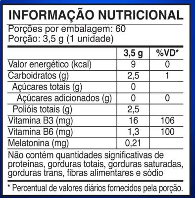 Melatonina Super Gummy, 0,21mg, 60 gummies, Desinchá