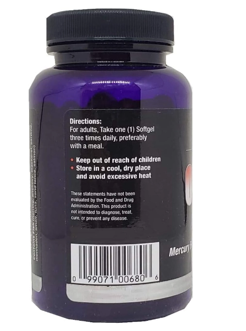 Ômega 3, 1000mg, Com Oleo de Salmão, 180 Softgels, Ultimate Nutrition