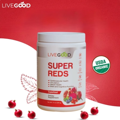 Super Reds Orgânico 210 g - LiveGood