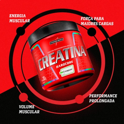 Creatina Creapure®, 300g, Monohidratada, Sabor Neutro, Integralmedica