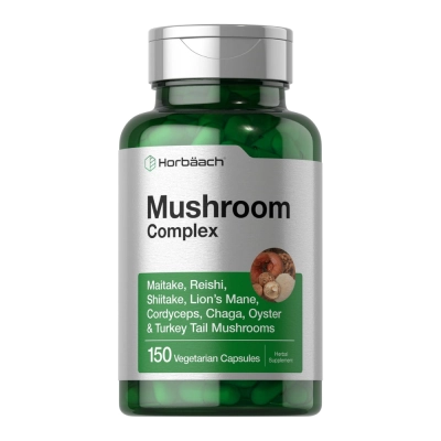 Mushroom Complex, Imunidade, Foco e Equilíbrio do Organismo, 150 Cápsulas, Horbaach