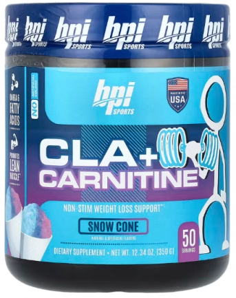 CLA + Carnitine, Snow Cone, 350g, BPI Sports