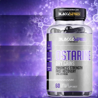 Ostarine Dry Gains, 60 Cápsulas, Black Series