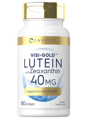 Luteína 40mg e Zeaxantina 2mg, 180 Softgels, Carlyle