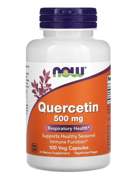 Quercetina, 500mg, 100 Cápsulas, Now