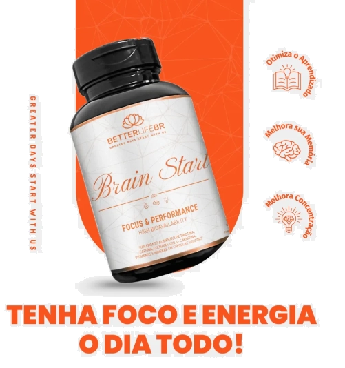 Brain Start, 60 Cápsulas, Betterlife