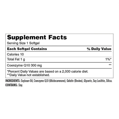 Coq10, 300mg, Potência Máxima, 100 Cápsulas, Kirkland