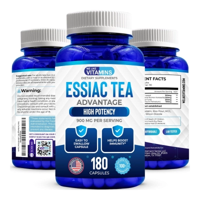 Essiac Tea, 900mg, 180 Cápsulas, We Like Vitamins