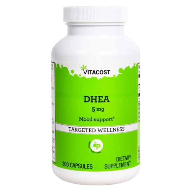 Dhea 5mg 300 Cápsulas, Vitacost