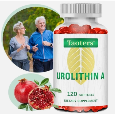 Urolitina A 1000mg, Envelhecimento Saudável e Renovação Celular, 120 Capsulas, Taoters