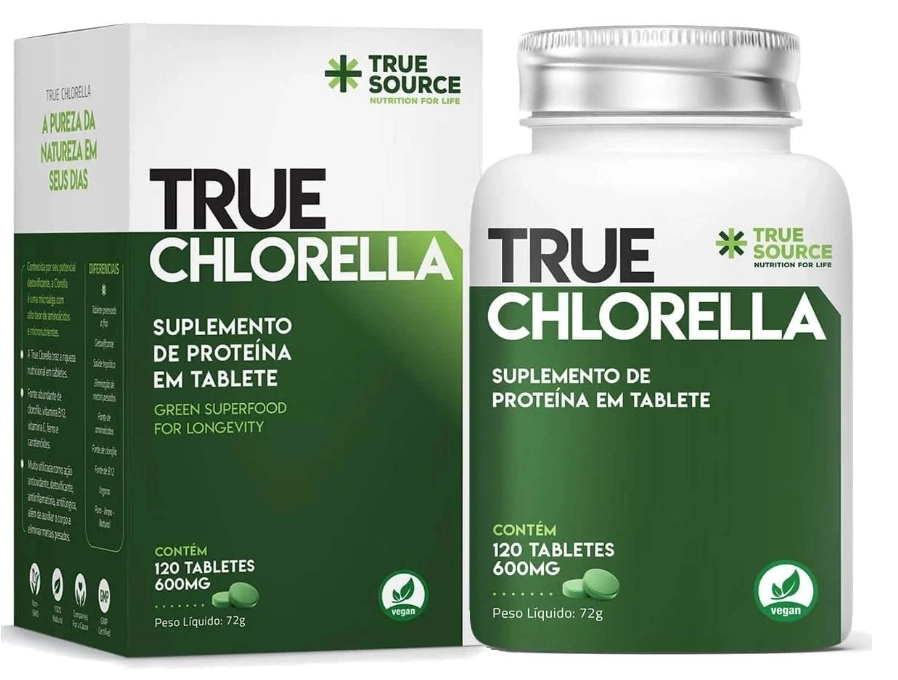 True Chlorella 600mg, 120 Tabletes, True Source