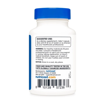 Dihydroberberine 200mg, 60 Cápsulas, Nutricost