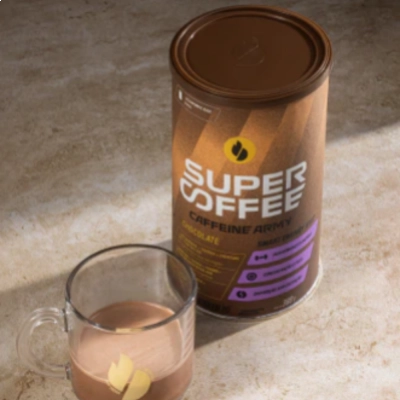 Super Coffee, Sabor Chocolate, 380g - Caffeine Army