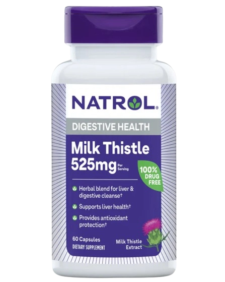 Milk Thistle, 525mg, 60 Capsules, Natrol