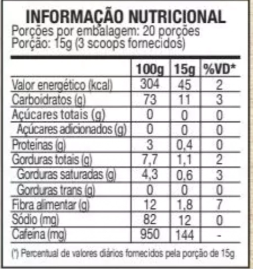 Thermo, Mistura em pó com efeito Termogênico, 300g, Terramazonia