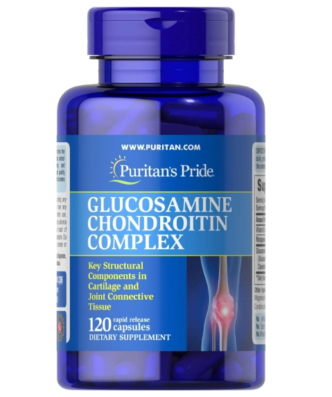 Glucosamina Condroitina Complex, 120 Cápsulas, Puritan's Pride
