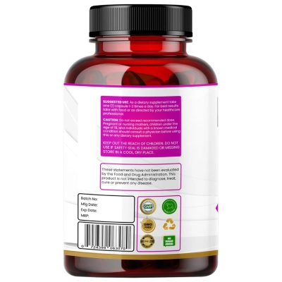 Urolithin A, 250mg, 5 em 1, 60 Cápsulas, Humming Herbs