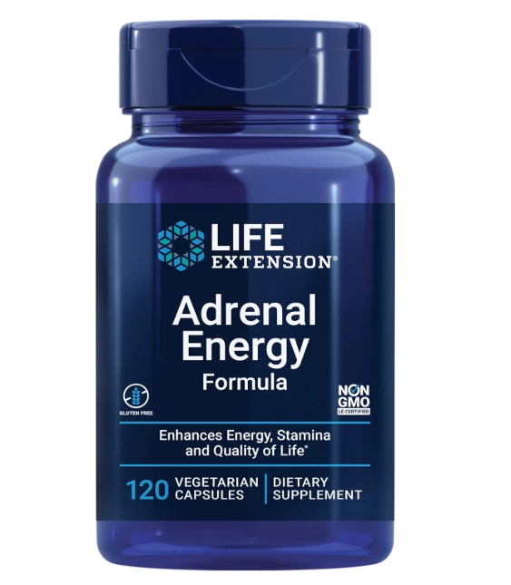 Adrenal Energy Formula, 120 Cápsulas, Life Extension