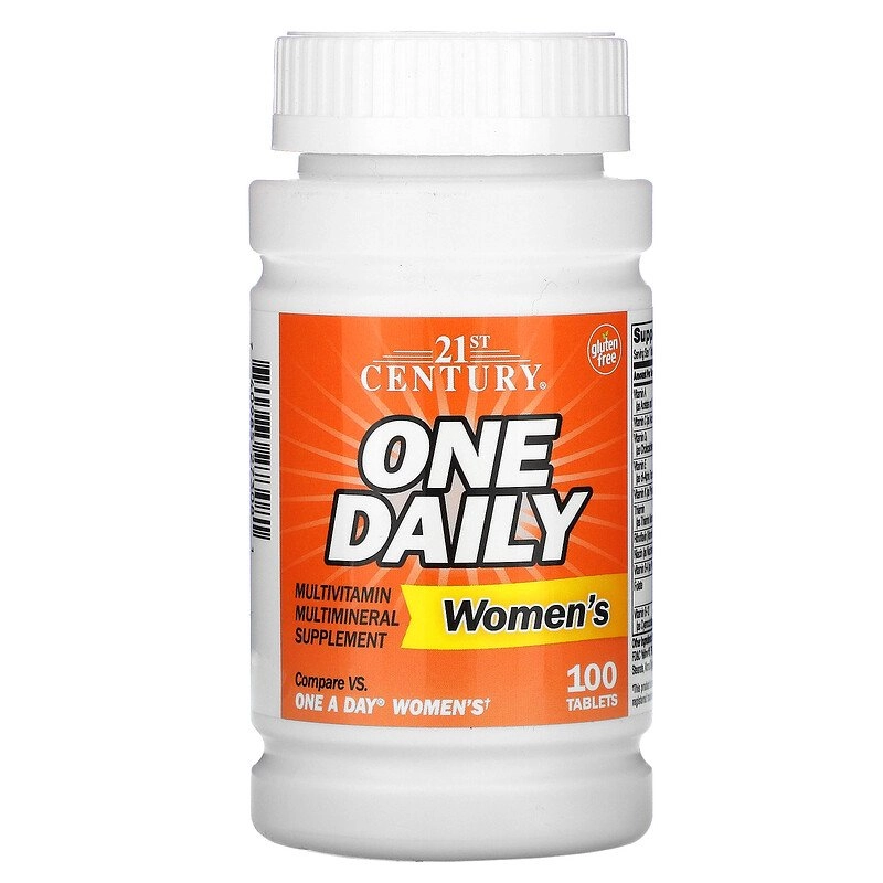 Multivitamínico para Mulheres,  One Dayle, 100 comprimidos, 21 Century