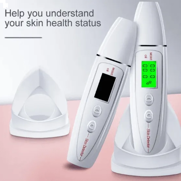 Avaliador e Detector inteligente de Umidade de Pele e Oleosidade, instrumento portátil