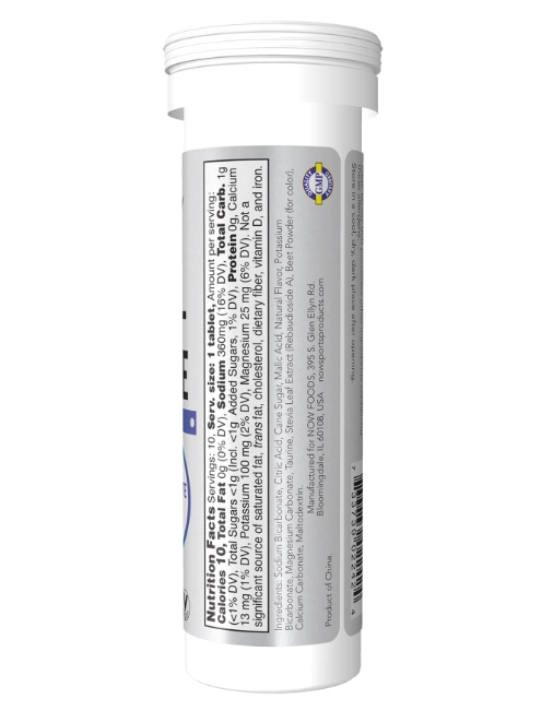 Efervescente Effer-Hydrate, 10 Comprimidos Sabores, Now