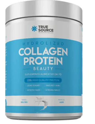 True Collagen Protein, Sabor Neutro, 450g, True Source