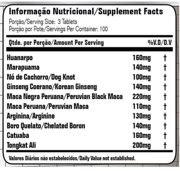 Tribulus X95 1500mg, 300 Tablets, HS