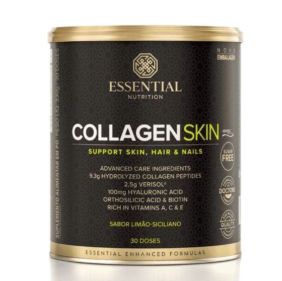 Colágeno, Collagen Skin, 330g Sabores, Essential Nutrition