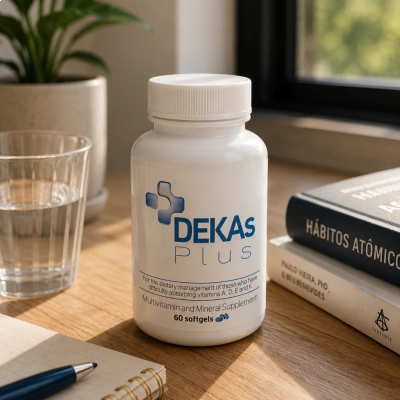 Dekas Plus, Vitaminas Lipossolúveis A, D, E e K, 60 Softgel, Callion Pharma
