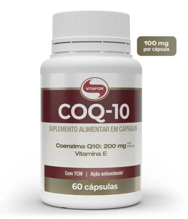 Coenzima Q10, 200mg, 60 Cápsulas, Vitafor