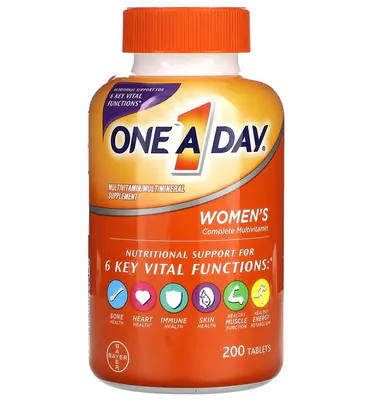 Multivitamínico para Mulheres, 200 Comprimidos, One-A-Day
