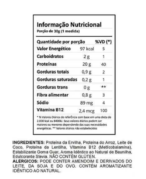 Proteína, Sabor Baunilha, 450g, Dobro
