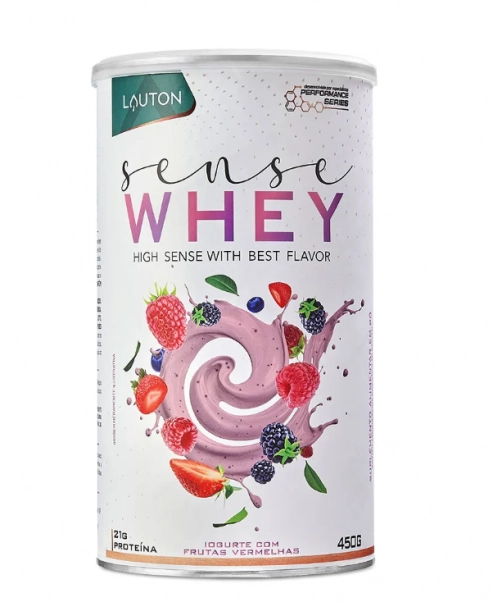 Sense Whey Performance Series, Sabor Frutas Vermelhas, 450g, Lauton Nutrition