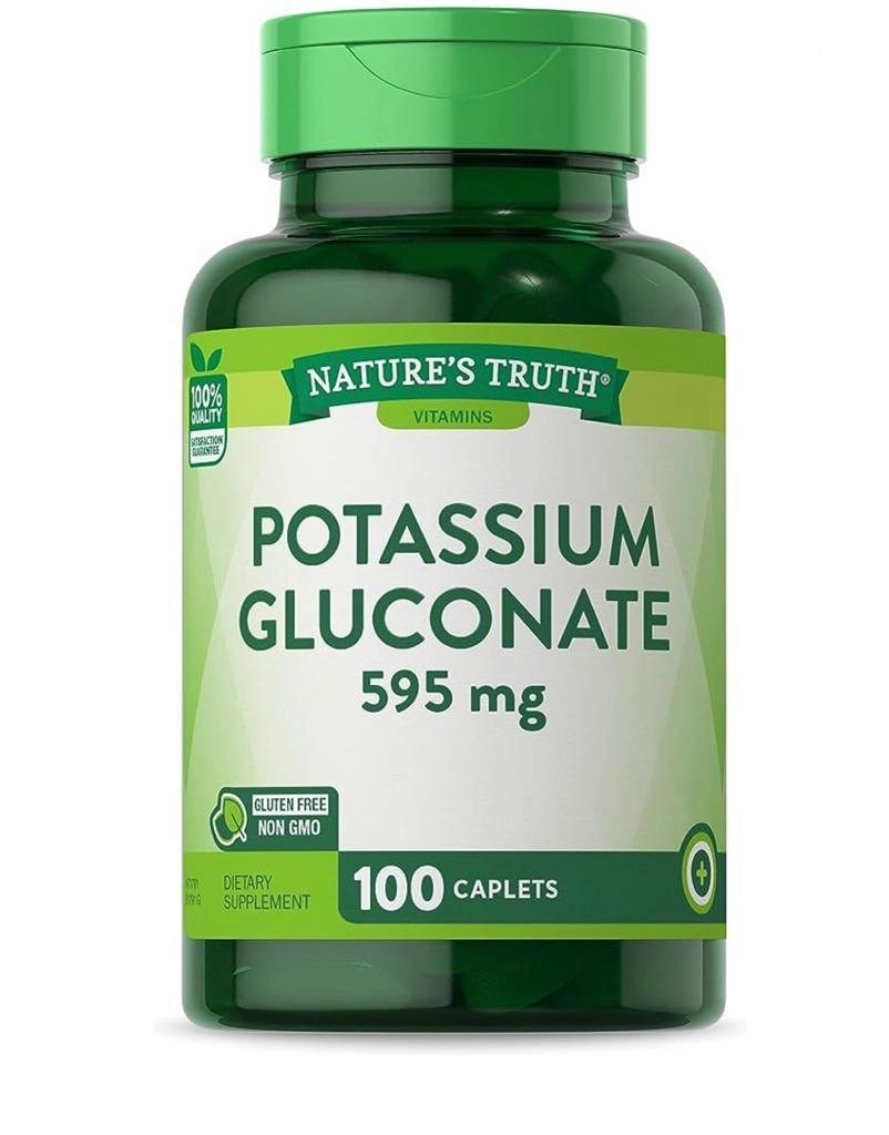 Gluconato de Potássio, 595mg, 100 cápsulas, Nature's Truth