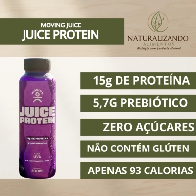 3 Unidades Moving Juice Protein, 300ml (15g de Proteína), Moving