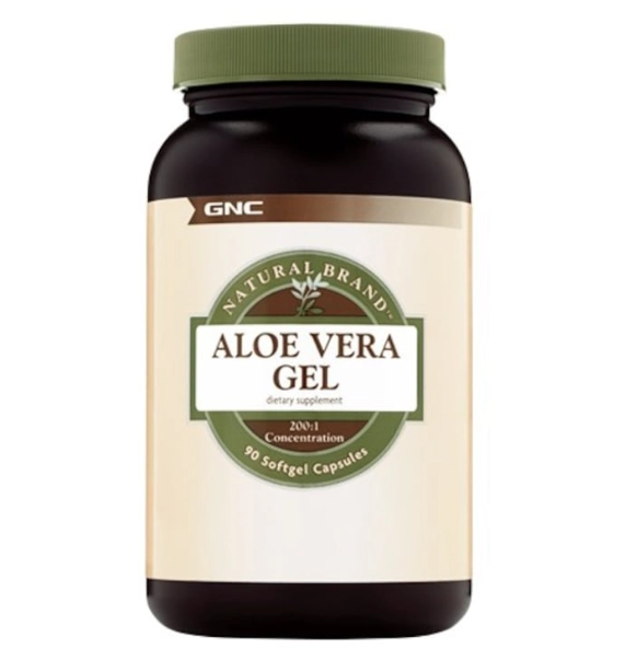 Aloe Vera Gel, Natural Brand, 90 Cápsulas, GNC