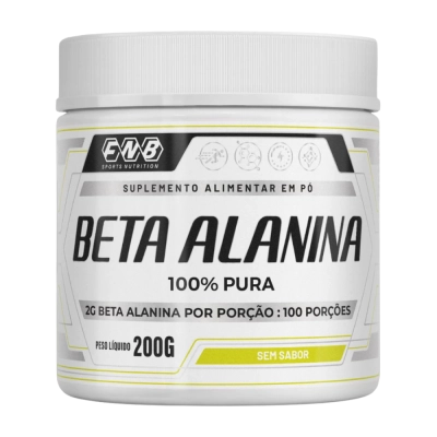 Beta Alanina, 100% Pura, Sem Sabor 200g, FNB