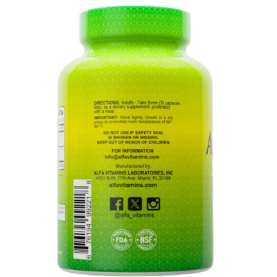 Raiz de  Ashwagandha 2100mg, 90 Cápsulas, Alfa Vitamins